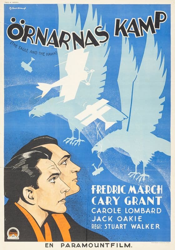 The Eagle and the Hawk as a canvas print