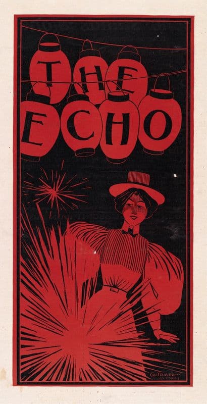 The echo, New York, June 15th and July 1st, 1896 as a canvas print