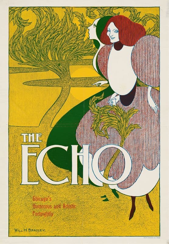 The echo (ca. 1890–1920) as a canvas print