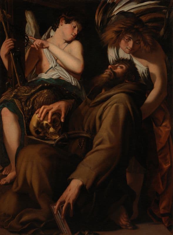 The Ecstasy of Saint Francis as a canvas print
