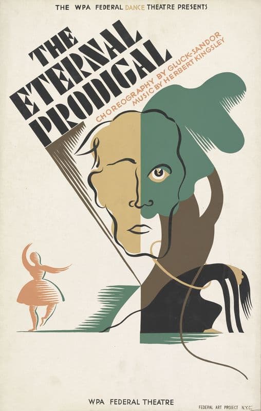 The eternal prodigal (1936-1941) as a canvas print