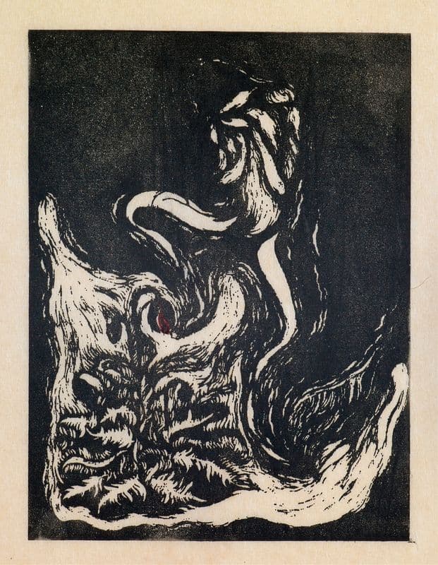 The Eunuch and the Red Poppy as a canvas print