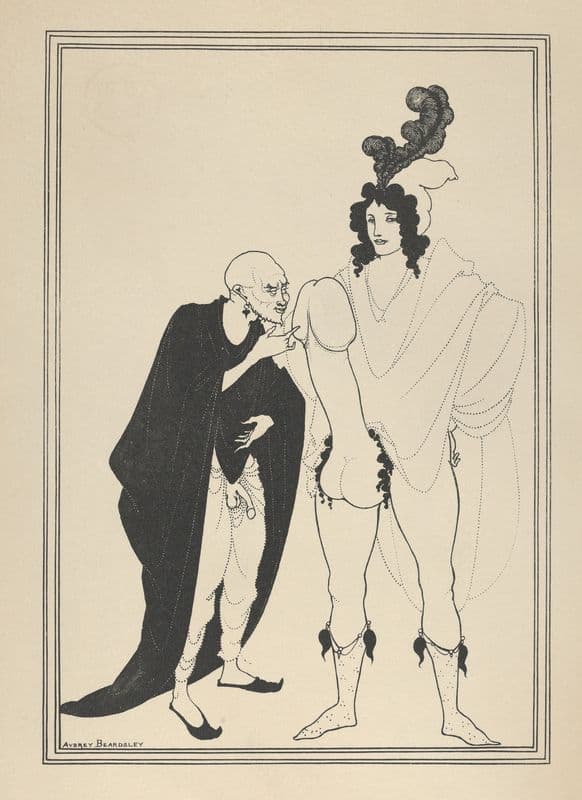 The Examination of the Herald, for ‘The Lysistrata of Aristophanes’ (ca. 1926) as a canvas print
