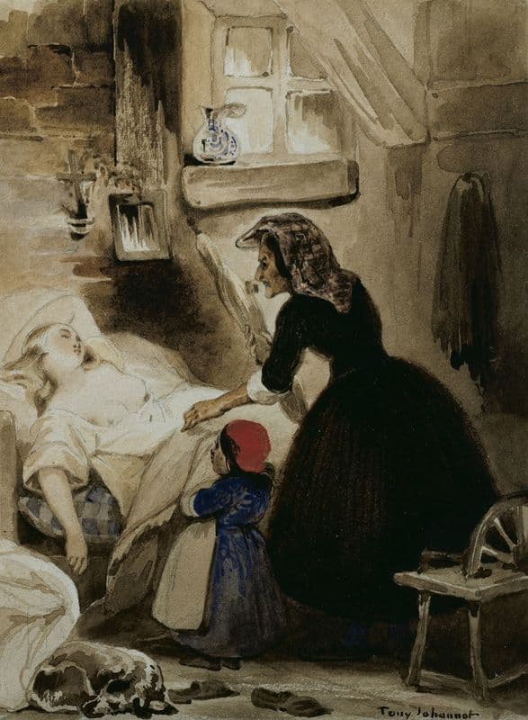 The Fair Sleeper as a canvas print