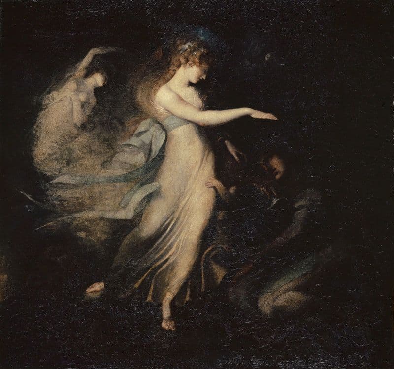 The Fairy Queen Appears To Prince Arthur (1785-1788) as a canvas print