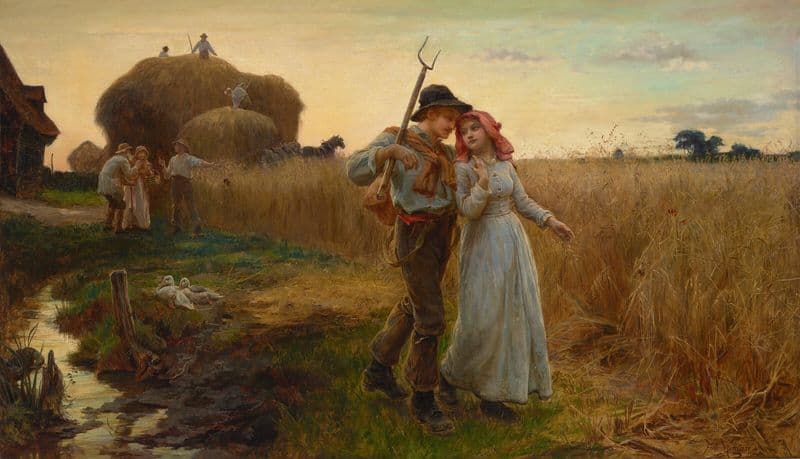 The Favoured Swain as a canvas print