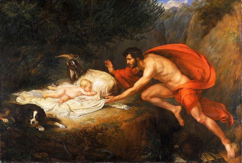 The Finding of Aesculapius as a canvas print