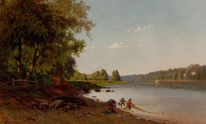The First Fish as a canvas print