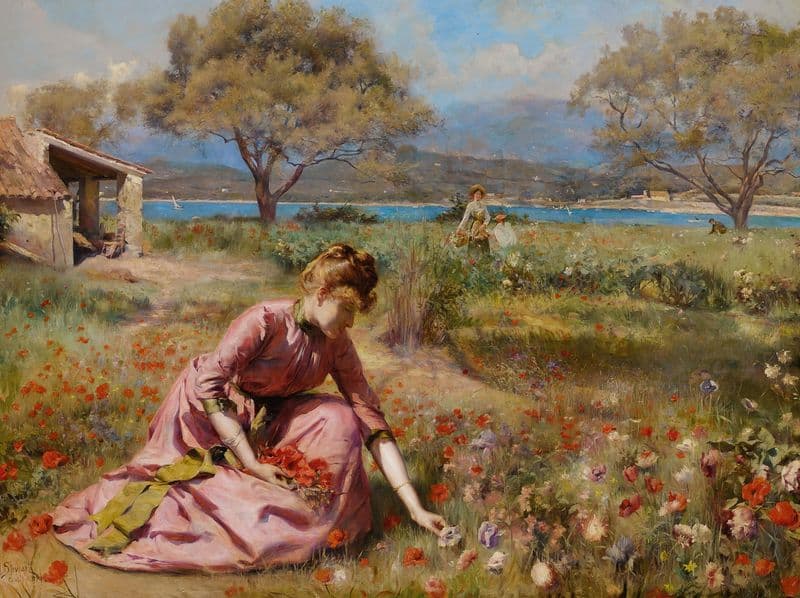 The First Spring as a canvas print