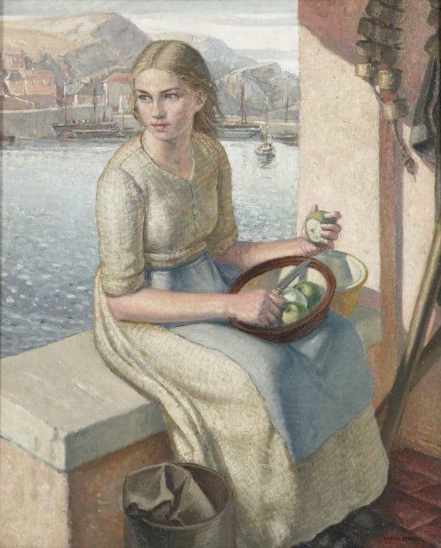 The fisherman’s daughter (circa 1926) as a canvas print