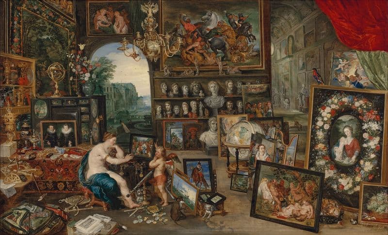The Five Senses; Sight as a canvas print