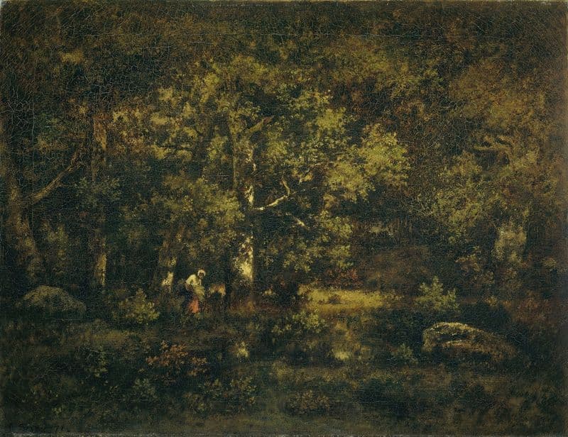 The Forest of Fontainebleau as a canvas print