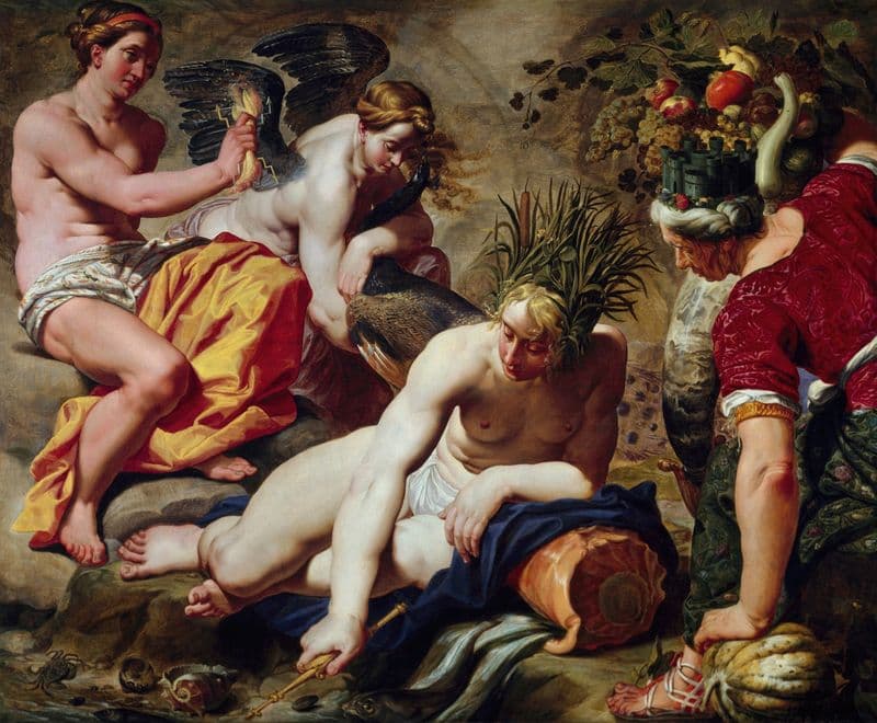 The Four Elements as a canvas print