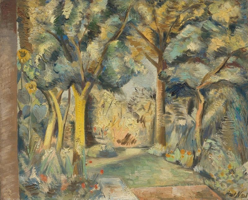 The Garden at Meadle as a canvas print