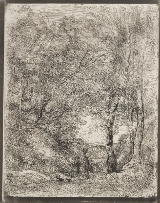 The Gardens of Horace as a canvas print