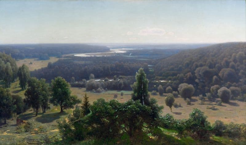 The Gauja Valley as a canvas print