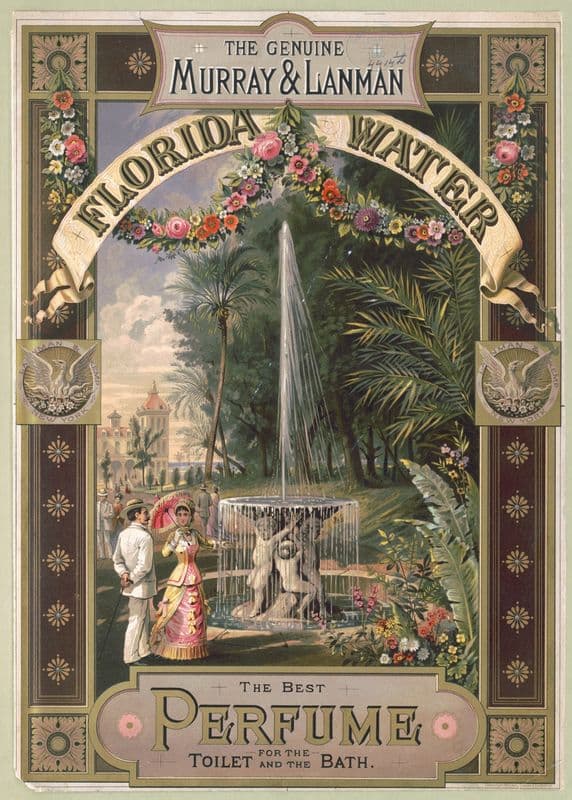 The genuine Murray & Lanman Florida water as a canvas print