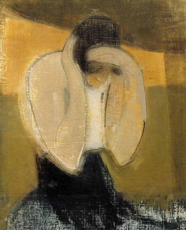 The Gipsy Woman as a canvas print
