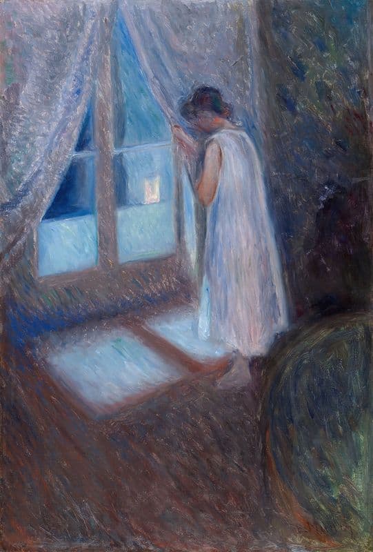 The Girl by the Window as a canvas print