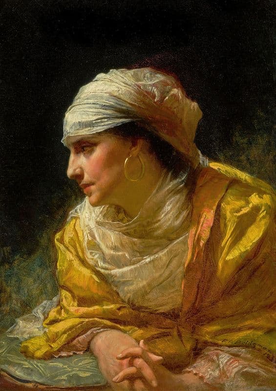 The Glance ( 1881) as a canvas print