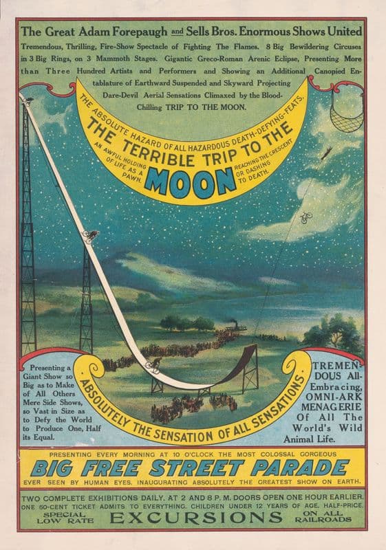 The Great Adam Forepaugh and Sells Bros, America’s enormous shows united as a canvas print