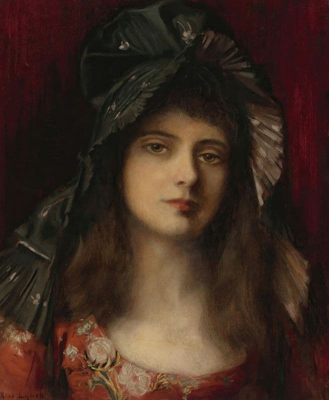 The green bonnet as a canvas print
