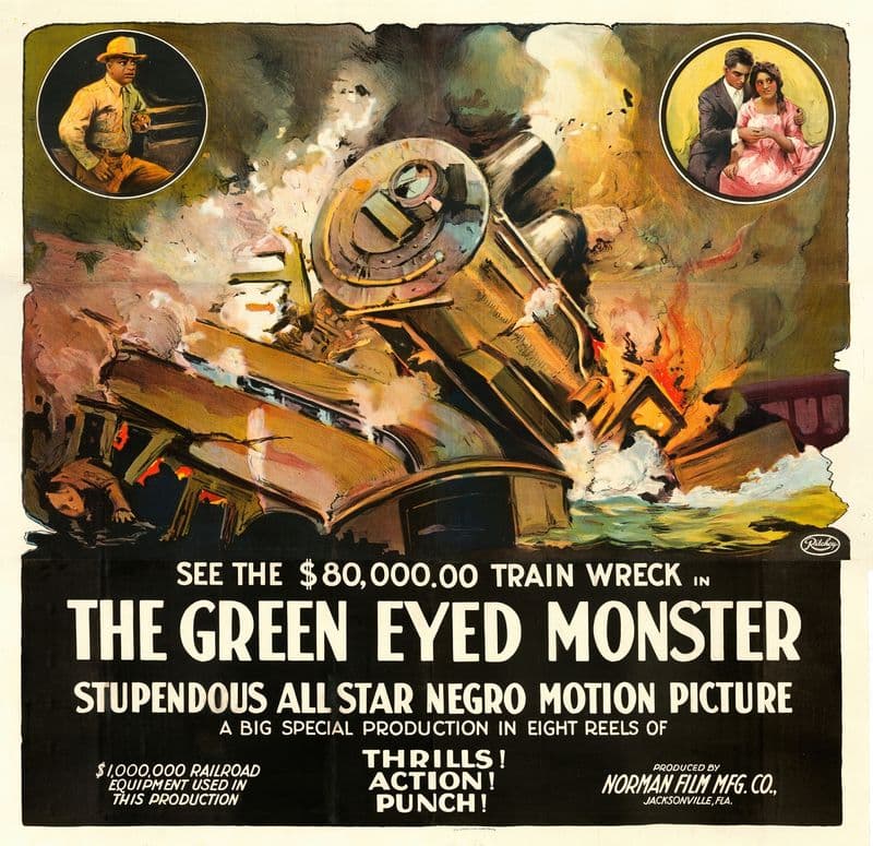The Green Eyed Monster as a canvas print