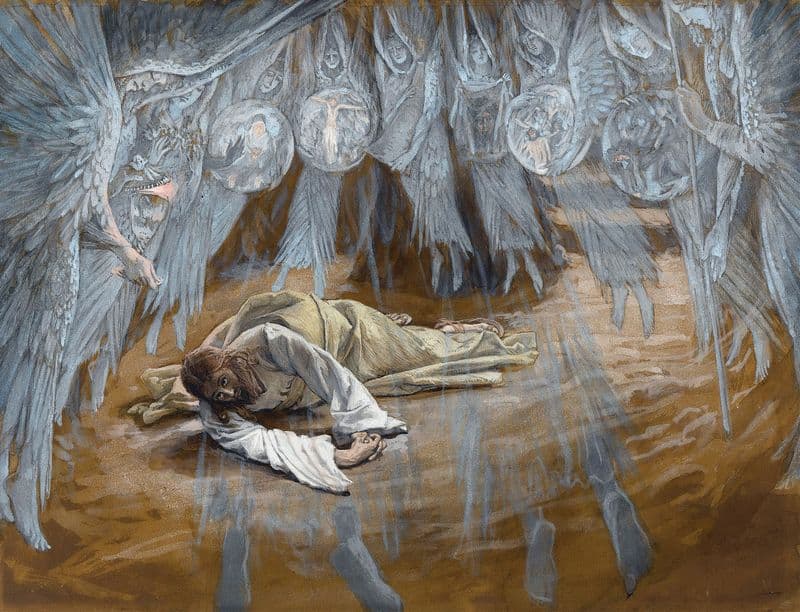 The Grotto of the Agony (1886-1894) as a canvas print