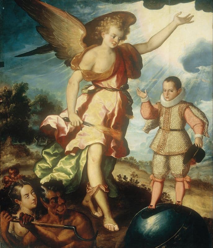 The Guardian Angel as a canvas print