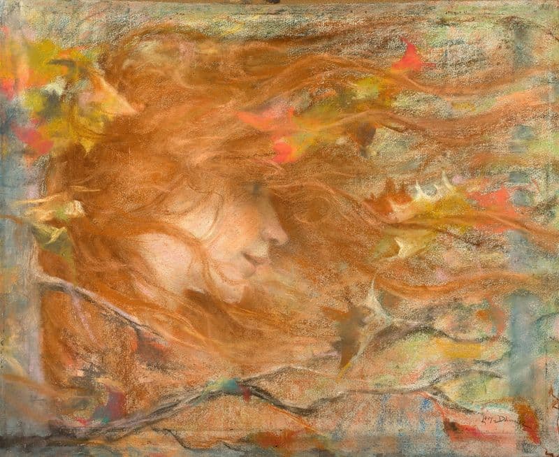 The gust as a canvas print