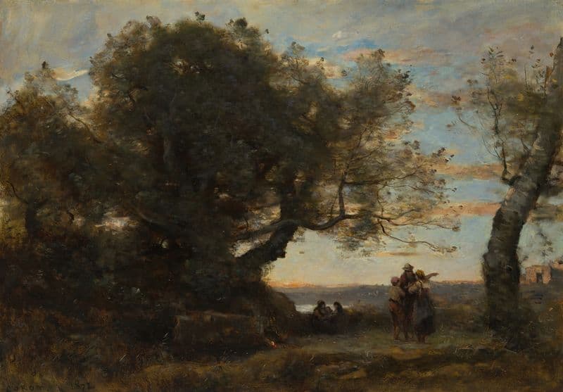 The Gypsies as a canvas print