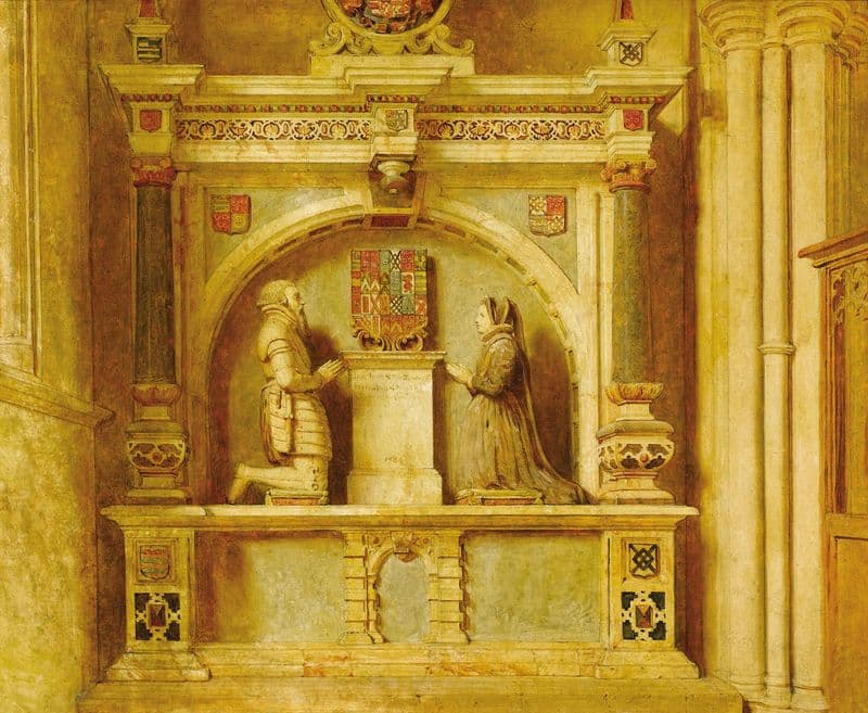 The Hall, At Haddon Hall as a canvas print