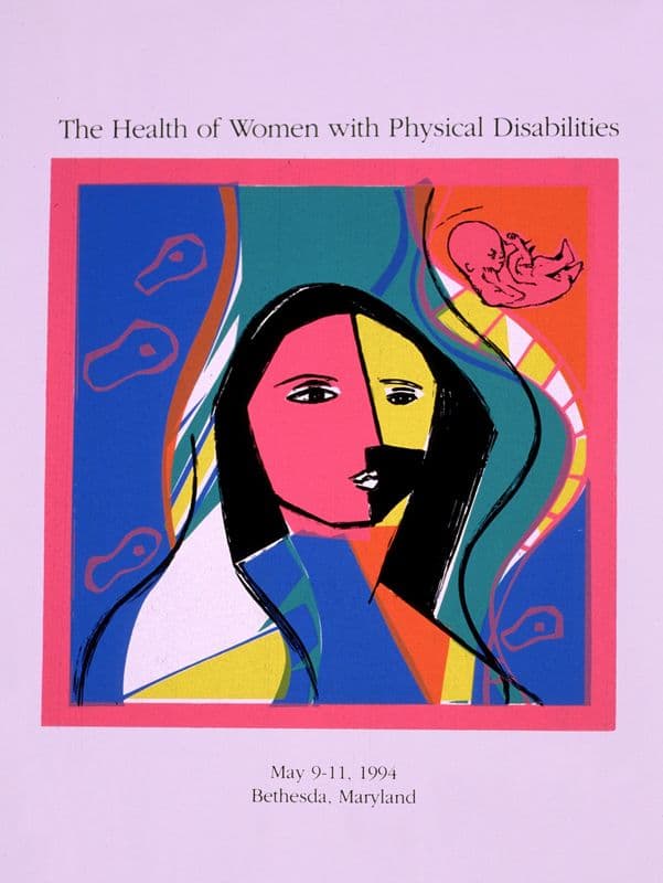 The health of women with physical disabilities as a canvas print