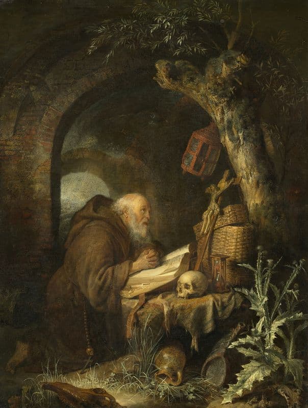 The Hermit as a canvas print