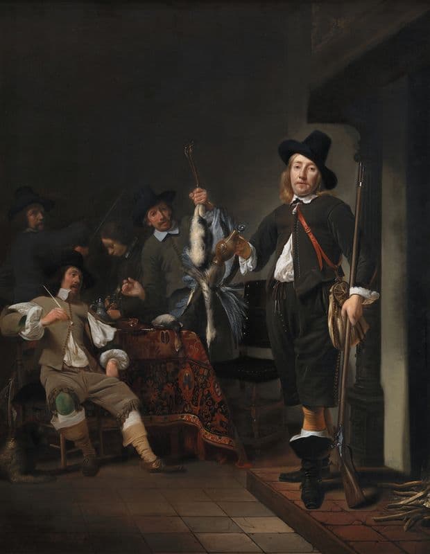 The Homecoming of a Fowling Party (1618 – 1652) as a canvas print
