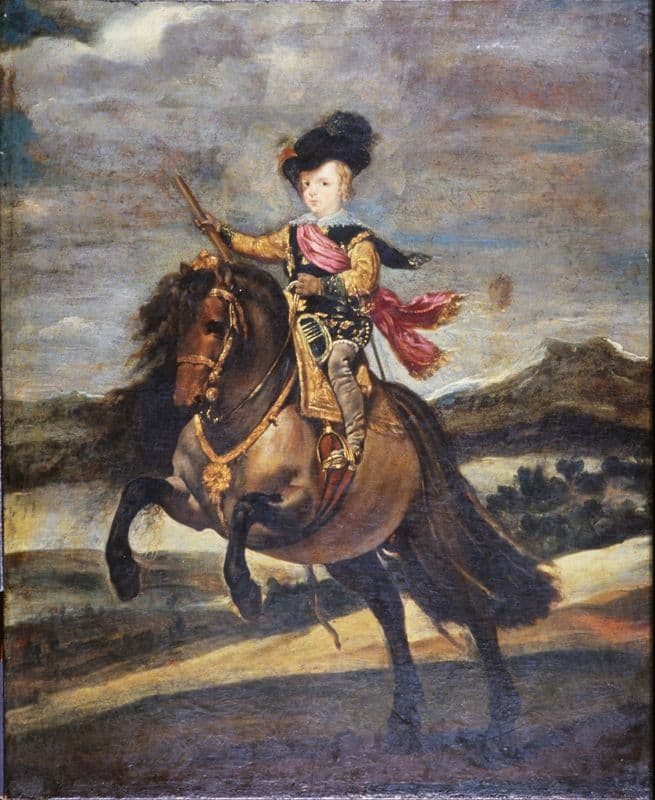 The Infante Baltasar Carlos on Horseback as a canvas print