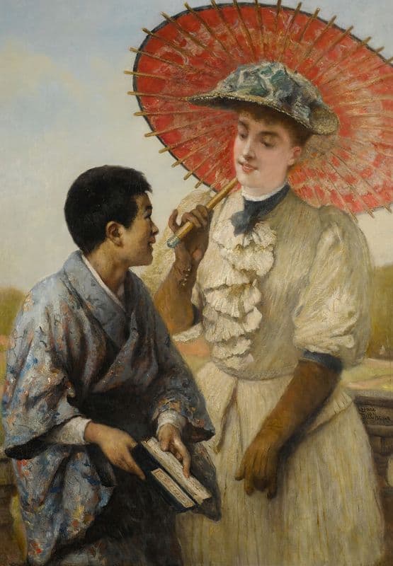 The Japanese Guide as a canvas print