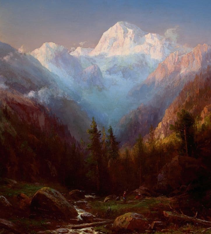 The Jung Frau, Switzerland as a canvas print