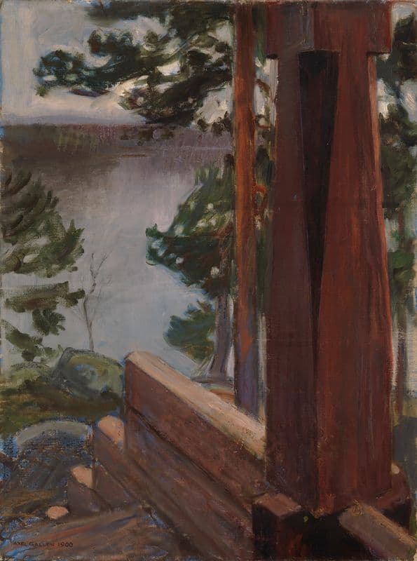The Kalela Porch as a canvas print