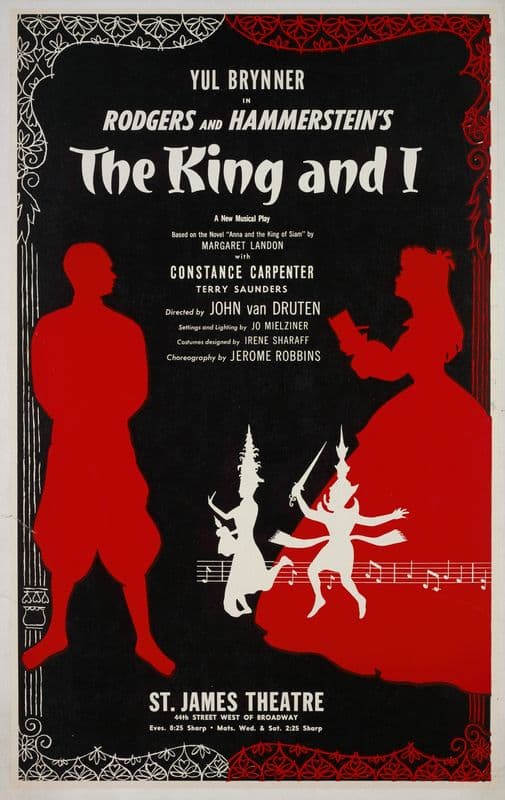 The King and I as a canvas print