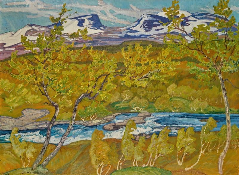 The Lapporten Valley, Lapland as a canvas print