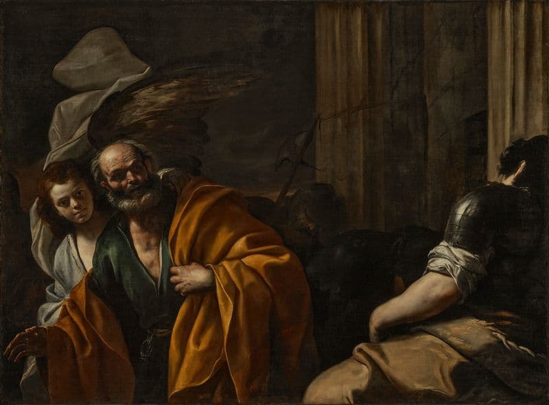 The Liberation of Saint Peter as a canvas print