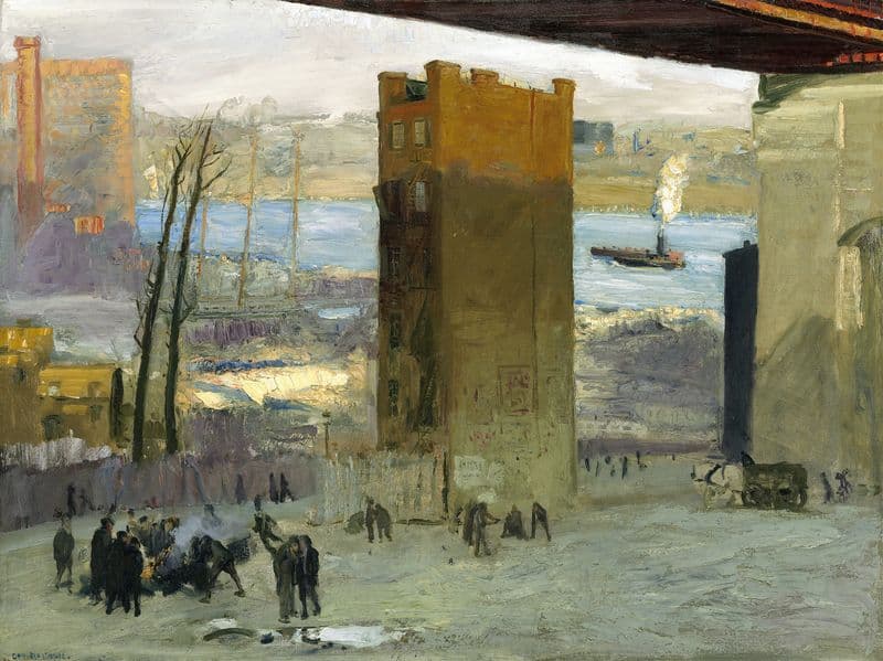 The Lone Tenement as a canvas print