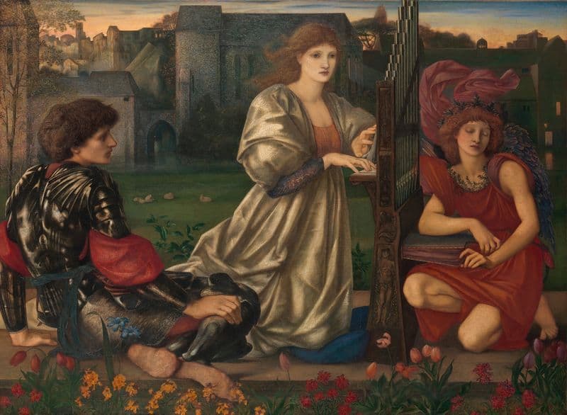 The Love Song (1868–77) as a canvas print