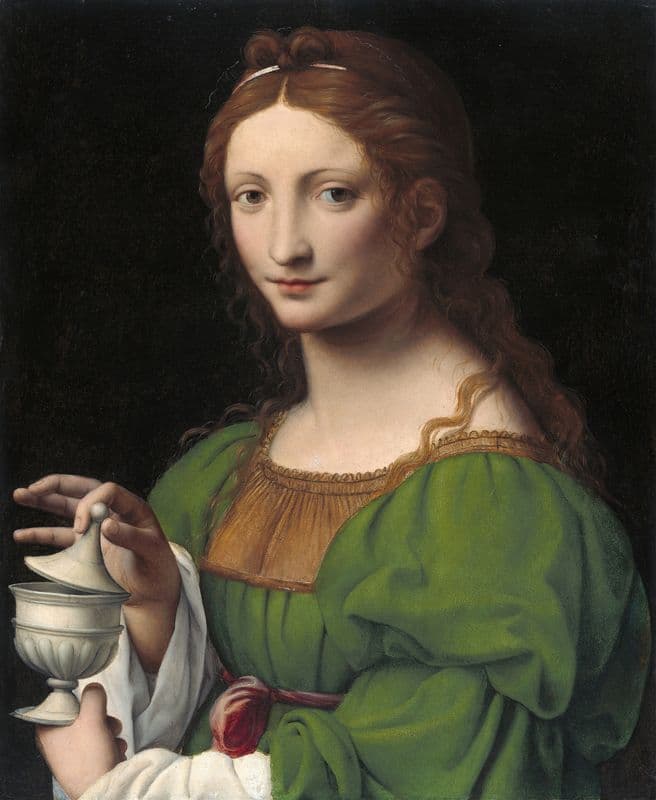 The Magdalen (c. 1525) as a canvas print