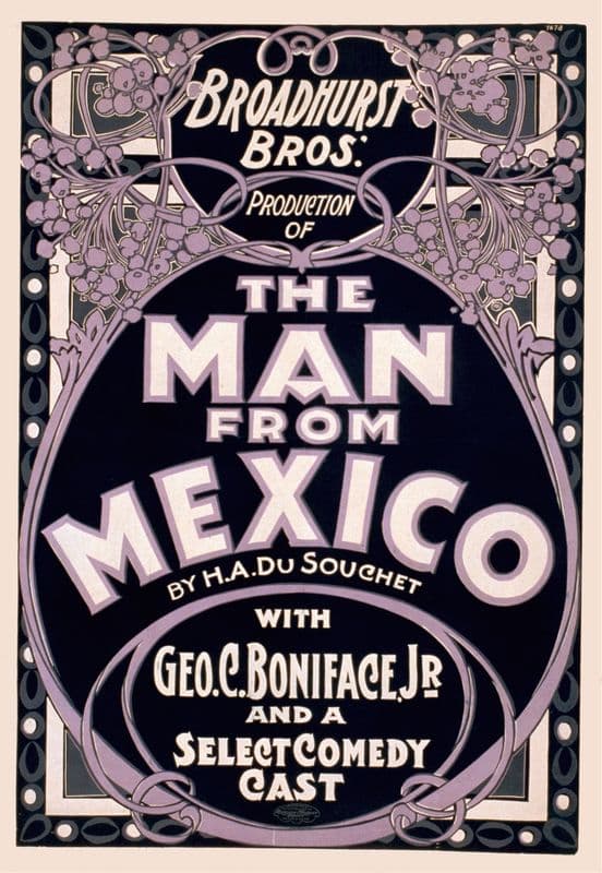 The man from Mexico as a canvas print