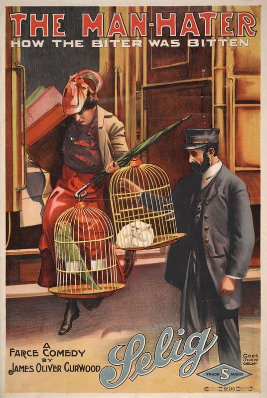 The man-hater How the biter was bitten. as a canvas print