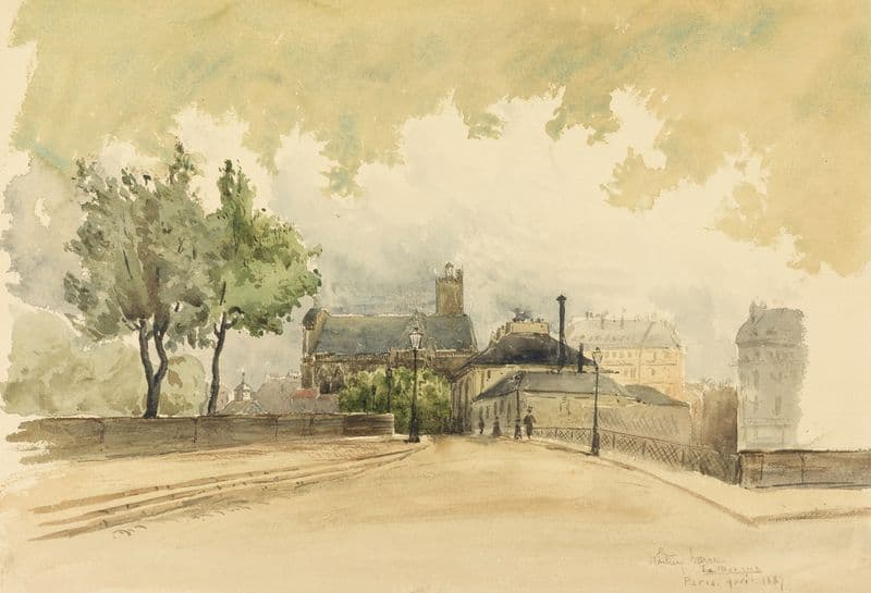 The Marque, Paris as a canvas print