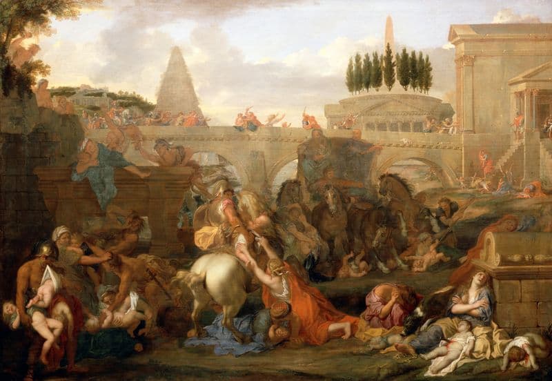 The Massacre Of The Innocents as a canvas print