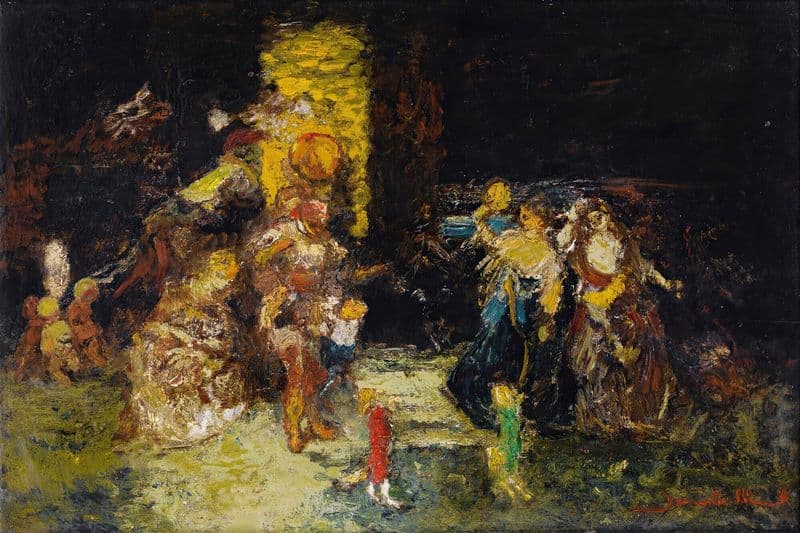 The Meet as a canvas print